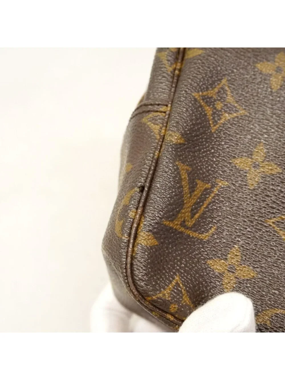 Louis Vuitton Pouch Monogram Trousse Toilet 28 Brown